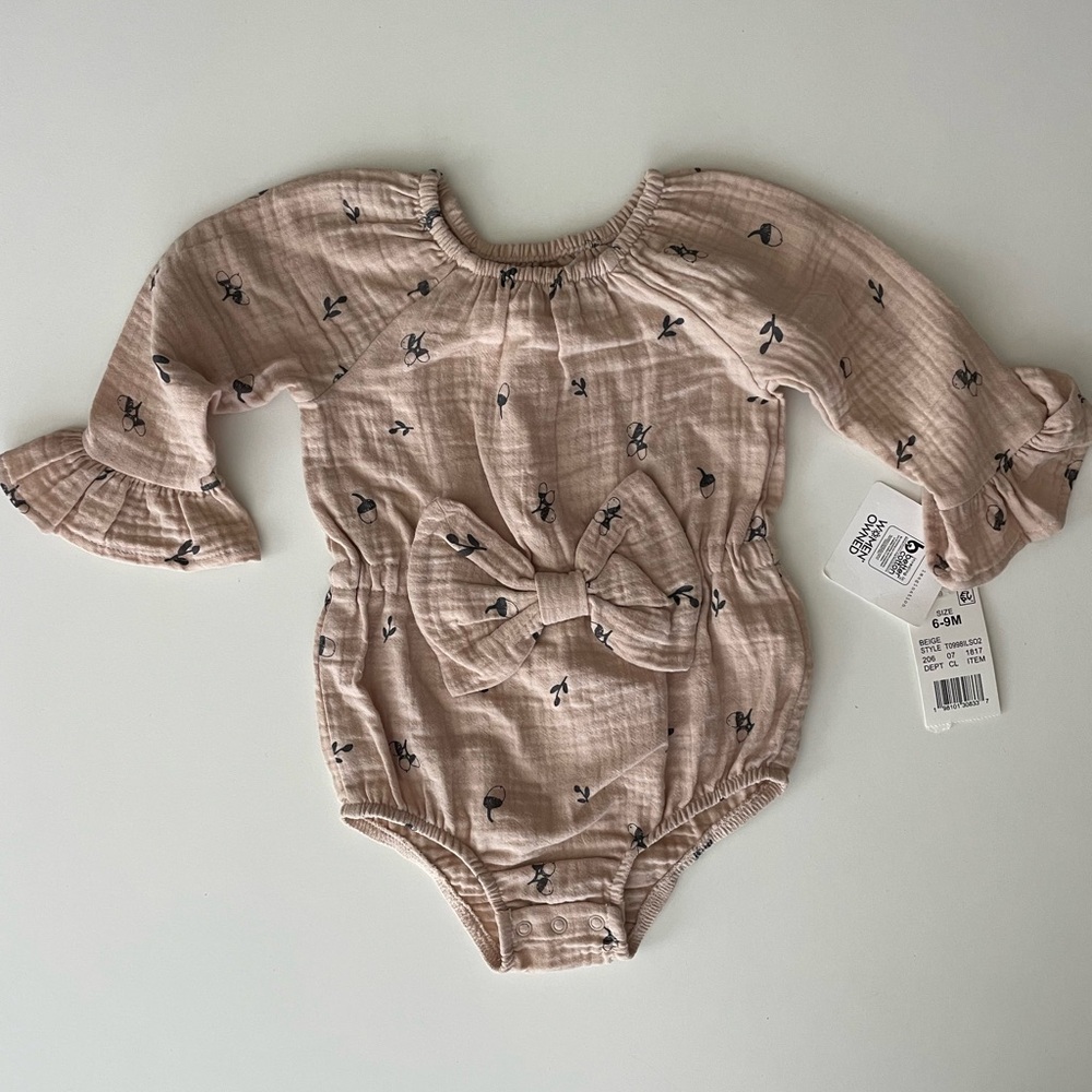 Chicco Pink Floral Kids Bodysuit